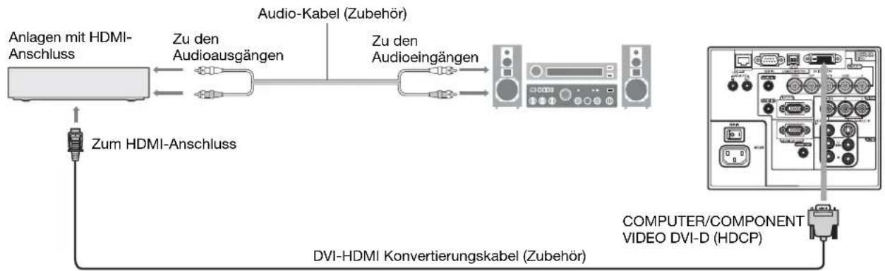 MITSUBISHI XL6500U - Anschluss (für Videoanlagen mit HDMI-Anschluss) - 1