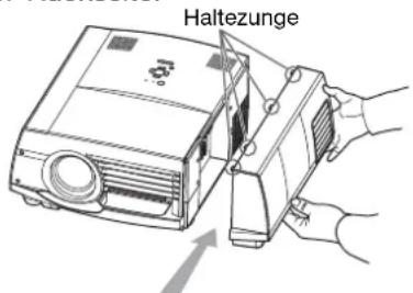 MITSUBISHI XL6500U - Installieren Sie den Anschlussdeckel - 1