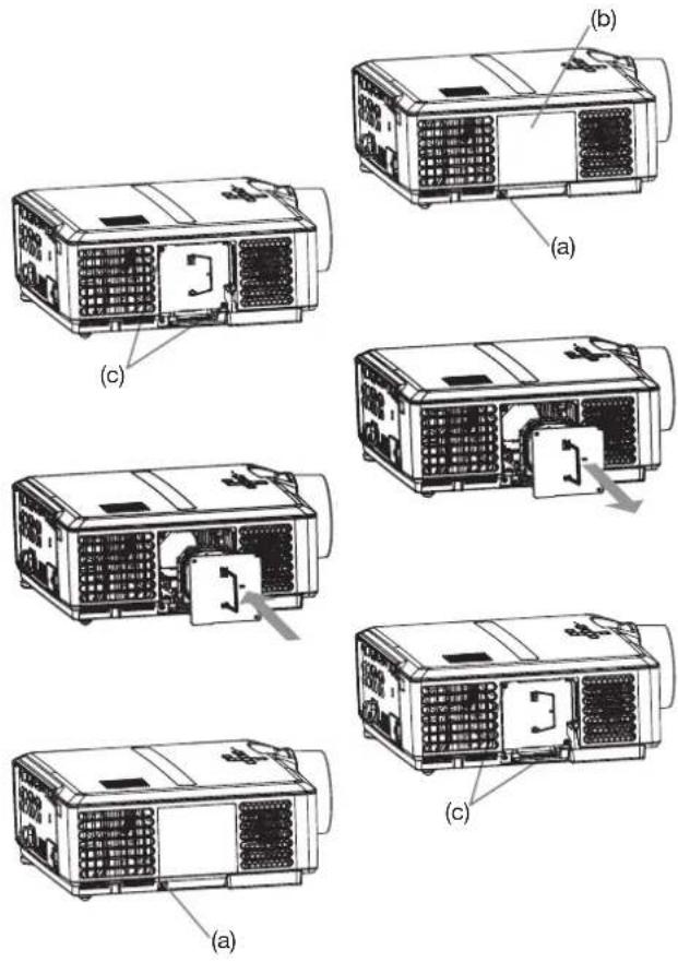 MITSUBISHI XL2550U - Die Lampe ersetzen: - 1