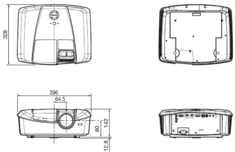 MITSUBISHI HC7800DW - Reinigen des Objektivs - 2