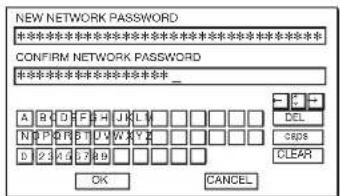 MITSUBISHI HC7800DW - Netzwerk Passwort Einstellungen - 3
