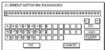 MITSUBISHI HC7800DW - Netzwerk Passwort Einstellungen - 2
