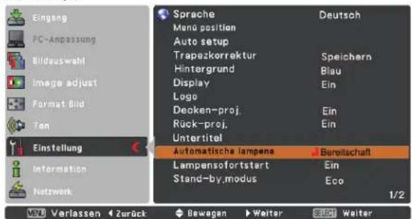 EIKI LC-XB100 - Lampensofortstart - 2