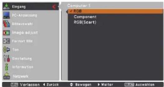 EIKI LC-XB100 - Menüeinstellung - 5