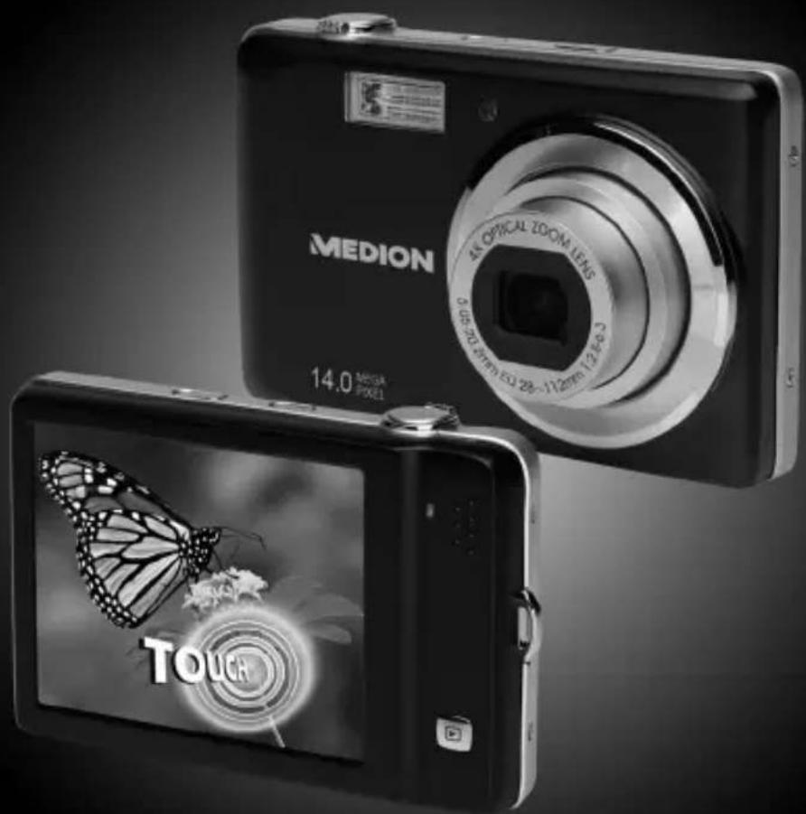 MEDION Life X43014 (MD 86408) - MP Slim Design Digitalkamera mit Touchscreen - 1