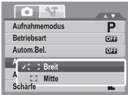 MEDION Life P43001 (MD 86123) - Einstellen des Autofokus-Bereichs - 1