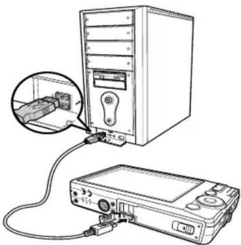 MEDION Life P43001 (MD 86123) - Anschließen der Kamera an einen Computer - 1