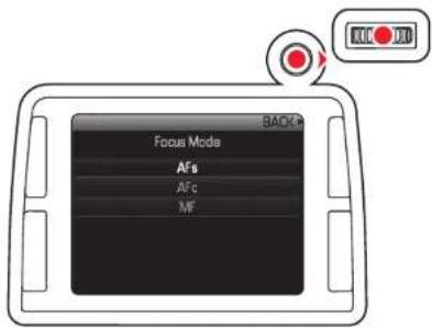 Focus Mode AFs AFC MF