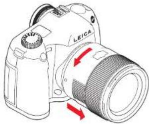 LEICA S-E - ATTACHING AND REMOVING THE LENS - 2