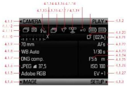 LEICA S-E - Picture data display - 1