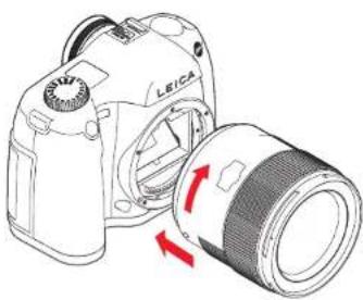 LEICA S-E - ATTACHING AND REMOVING THE LENS - 1