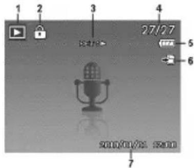 MEDION Life E43012 (MD 86389) - Displayanzeigen für die Ton-Wiedergabe - 1