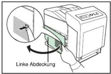 Utax P-C6030DN - Austausch des Resttonerbehälters - 1