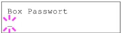 Utax P-C6030DN - Auswahl der Anwender-Box - 1