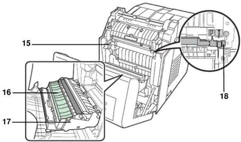 Utax P-C6030DN - Bezeichnung der Bauteile - 3