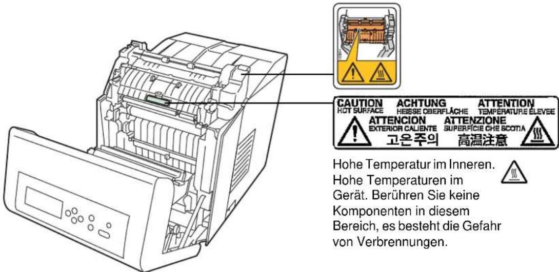 Utax P-C6030DN - Warnschilder - 1