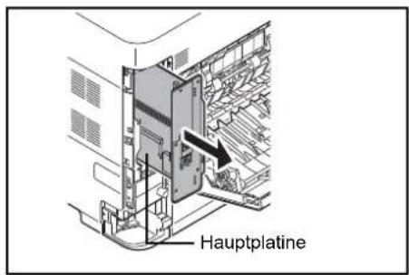 Utax P-4530DN - Speichermodule installieren - 3