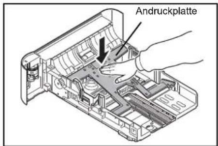 Utax P-4530DN - Papier in die Kassette einlegen - 4