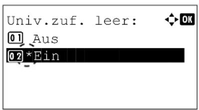 Utax P-4530DN - Verhalten bei leerer Universalzufuhr - 1
