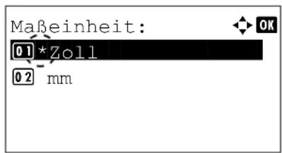 Utax P-4530DN - Papierbreite und -länge eingeben - 4
