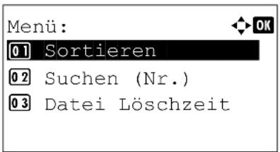 Utax P-4530DN - Anwender-Boxen sortieren - 1