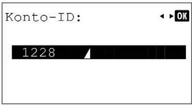 Utax P-4530DN - Konto-ID prüfen oder bearbeiten - 4