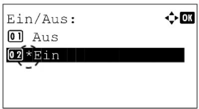 Utax P-4530DN - Beziehen von Benutzerrechten aktivieren/deaktivieren - 1