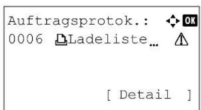 Utax P-4530DN - Auftragsprotokoll - 1