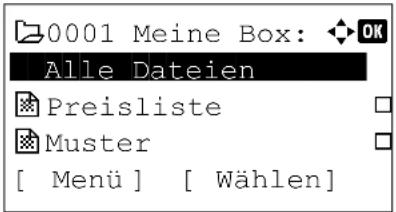 Utax P-4530DN - Drücken Sie [Wählen] ([Rechte Auswahl Taste]). - 1