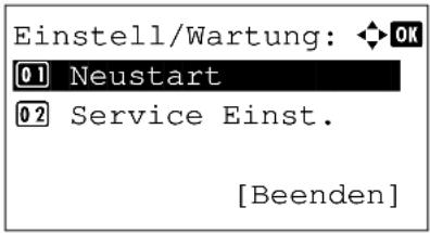 Utax P-4530DN - Einstellung/Wartung - 1