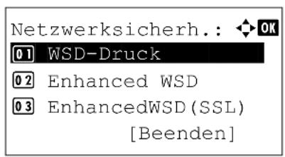 Utax P-4530DN - Netzwerk-Sicherheits-Einstellungen - 1