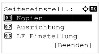 Utax P-4530DN - Seiteneinstellungen - 1