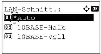 Utax P-4530DN - LAN-Schnittstelle einstellen - 1