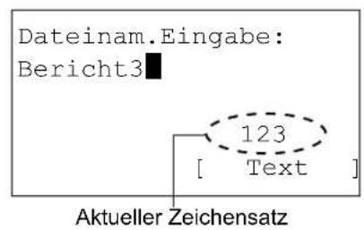 Utax P-4530DN - Zeichensatz auswählen - 1