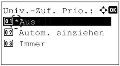 Utax P-4530DN - Universalzufuhr Priorität einräumen - 1