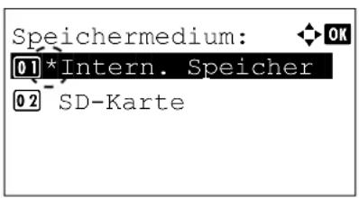 Utax P-4530DN - Speichermedium zur Auftragsspeicherung festlegen - 3