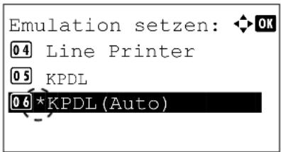 Utax P-4530DN - Emulation einstellen - 3