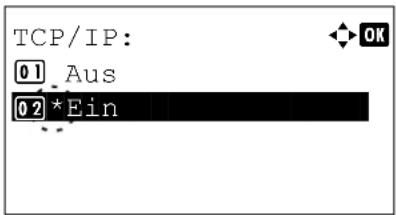 Utax P-4530DN - Aktivierung von TCP/IP prüfen - 2