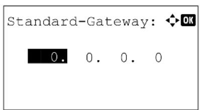 Utax P-4530DN - Standard-Gateway einstellen - 2