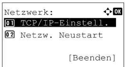 Utax P-4530DN - Netzwerk Einstellungen - 3