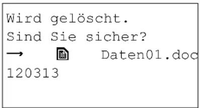 Utax P-4530DN - Dateien löschen - 2