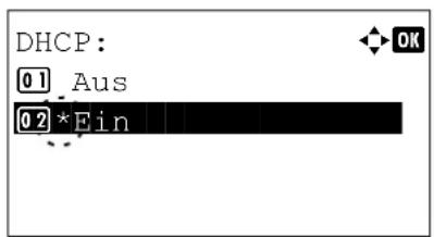 Utax P-4530DN - DHCP Einstellung - 1