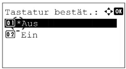 Utax P-4530DN - Bestätigungston für externe Tastatur - 1