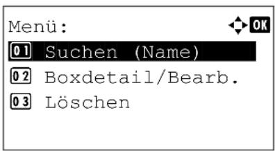 Utax P-4530DN - Anwender-Boxen bearbeiten - 1