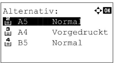 Utax P-4530DN - Wenn beim Ausdruck das Papier ausgeht - 1