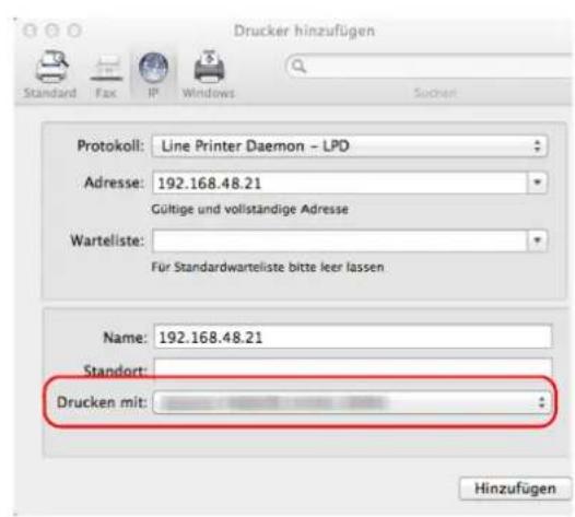 Utax P-4530DN - Installation auf einem Macintosh Computer - 8