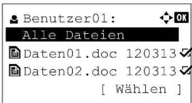 Utax P-4530DN - Alle Dateien aus- oder abwählen - 1