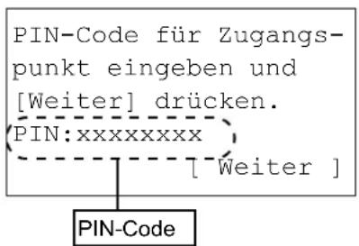 Utax P-4530DN - PIN (Gerät) (Verbindung mit PIN Code (für WLAN Netzwerkkarte)) - 1
