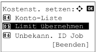 Utax P-4530DN - Verhalten bei Überschreiten der Druckbegrenzung - 2