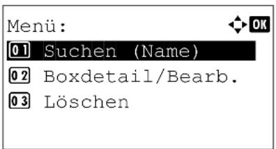 Utax P-4530DN - Anwender-Boxen löschen - 1